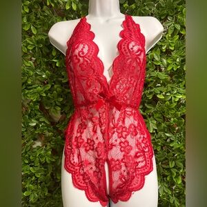 Red Lace Chemise